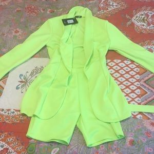 ✨Fashion Nova Two Piece Biker Set